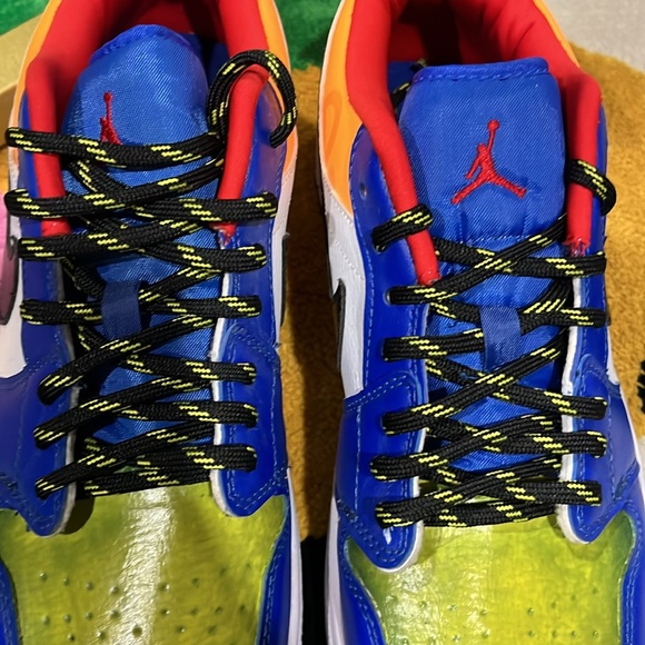 Brand new shoes for men low top super comfortable custom made thermal paint - Picture 9 of 12